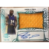 Karta z autografem Shaquille O'Neal 2021 Leaf Trinity Basketball Jumbo Jersey 25/25