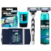 MASZYNKA + ŻEL DO i PO GOLENIU GILLETTE MACH3 + 6x WKŁAD + KOSMETYCZKA