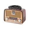 Radio przenośne kuchenne retro radio fm am bluetooth usb akumulator antena