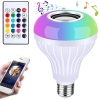 Żarówka kolorowa led rgb głośnik bluetooth pilot