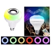 Żarówka kolorowa led rgb głośnik bluetooth pilot