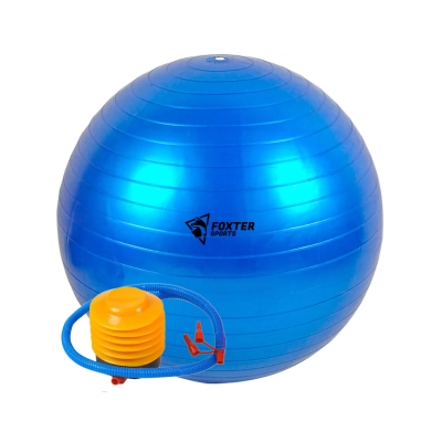 FOXTER® Duża piłka gimnastyczna fitness joga rehabilitacyjna 75cm + pompka