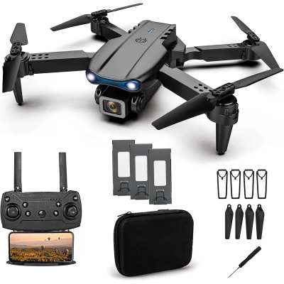 DRON E99 PRO + 3 BATERIE + POKROWIEC