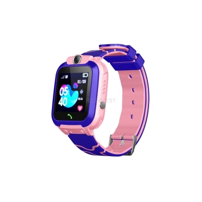 Smartwatch dla dzieci Q12 niebieski PL wodoodporny