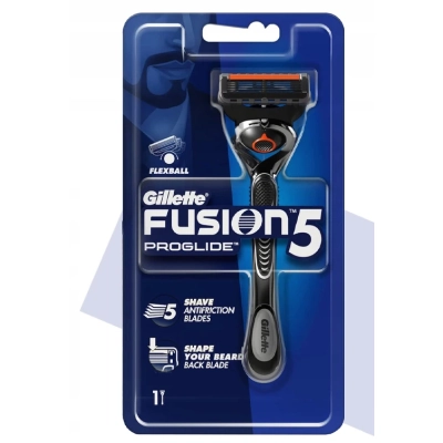 ZESTAW DO GOLENIA GILLETTE FUSION 5 PROGLIDE FLEXBALL + 4 OSTRZA + PIANKA