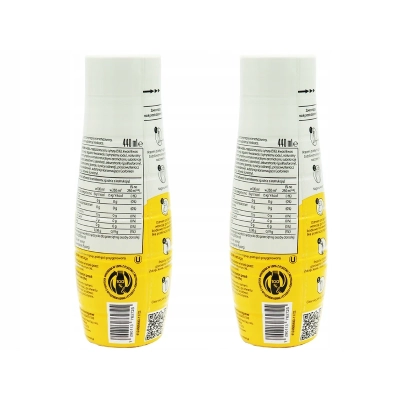 2x SYROP KONCENTRAT SODASTREAM LEMONIADA ZERO CUKRU 9L NAPOJU Z 440ML