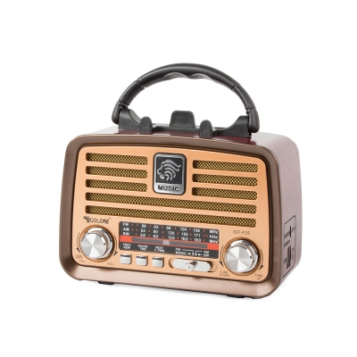 Radio przenośne kuchenne retro radio fm am bluetooth usb akumulator antena