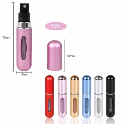 BUTELKA DO PERFUM 5 ML ATOMIZER MIX KOLORY