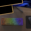 KLAWIATURA MECHANICZNA BEZPRZEWODOWA QWERTZ RGB 60% DIY BLACK-WHITE