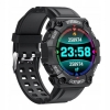 SMARTWATCH INTELIGENTNY ZEGAREK SPORTOWY WODOODPORNY CZARNY