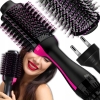 DRYER BRUSH HAIR CURL STRAIGHTENER 1200W 4 IN 1