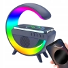 GŁOŚNIK BEZPRZEWODOWY PRZENOŚNY MOBILNY BLUETOOTH FUNKCJA QI LAMPKA RGB