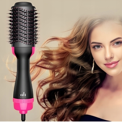 DRYER BRUSH HAIR CURL STRAIGHTENER 1200W 4 IN 1