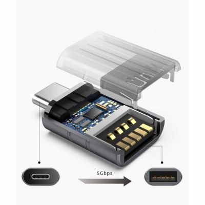 ADAPTER OTG USB C DO USB OTG SYNTECH 2 SZTUKI USB 3.0 5GBPS